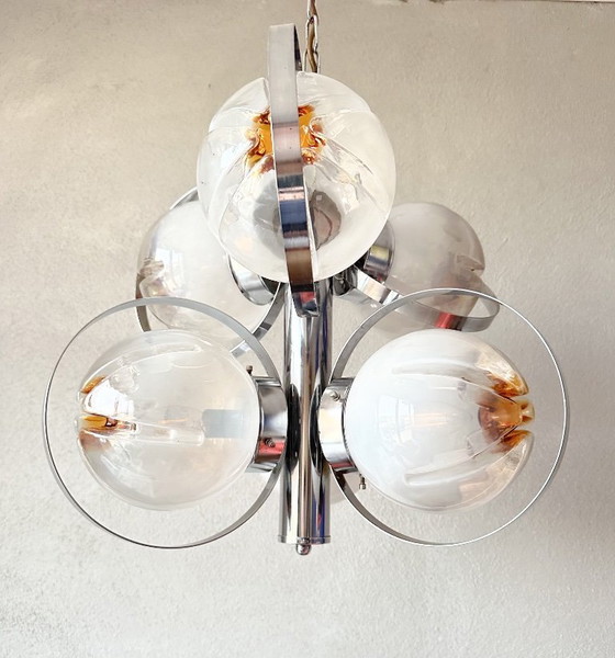 Image 1 of Lampe Sputnik vintage Mazegga