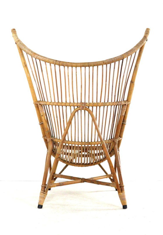 Poltrona in Rattan XL Vintage Midcentury – Poltrone (photo 8 of 12)