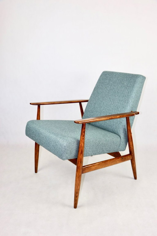 Fauteuil de repos vintage en renard bleu, 1970