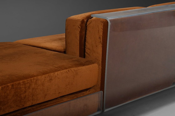 Image 1 of Seltenes Ecksofa aus Acrylglas von Roberto Monsani für Acerbis, Italien 1975