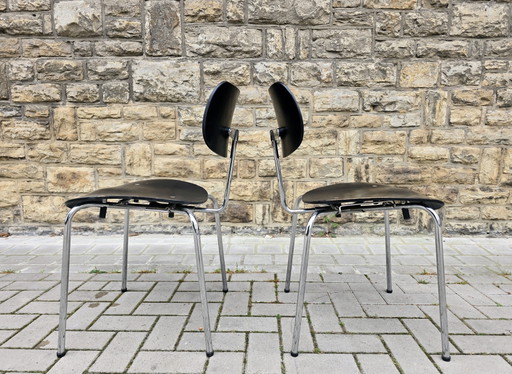 Egon Eiermann stoelen, vintage, midden 20e eeuw, jaren 60/70, loftstudio – kuipstoelen, Wood (photo 2 of 9)