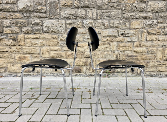 Egon Eiermann stoelen, vintage, midden 20e eeuw, jaren 60/70, loftstudio – Kuipstoelen, Wood (photo 2 of 9)