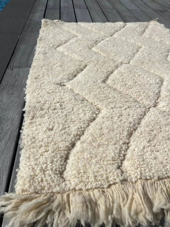 Weißer Berberteppich – Teppiche & Läufer, Wool, Cotton, Scandinavian (photo 6 of 7)