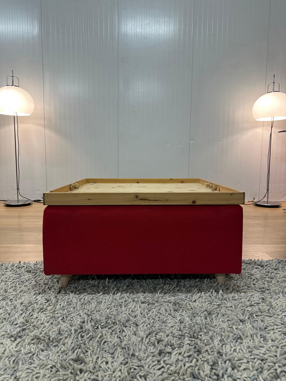 Image 1 of Zitmaxx Design Hocker / Footstool + Custom Made Table Top