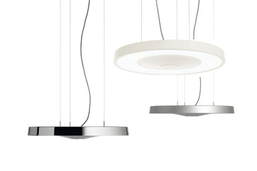 Pendant Lamp Disk in Chrome