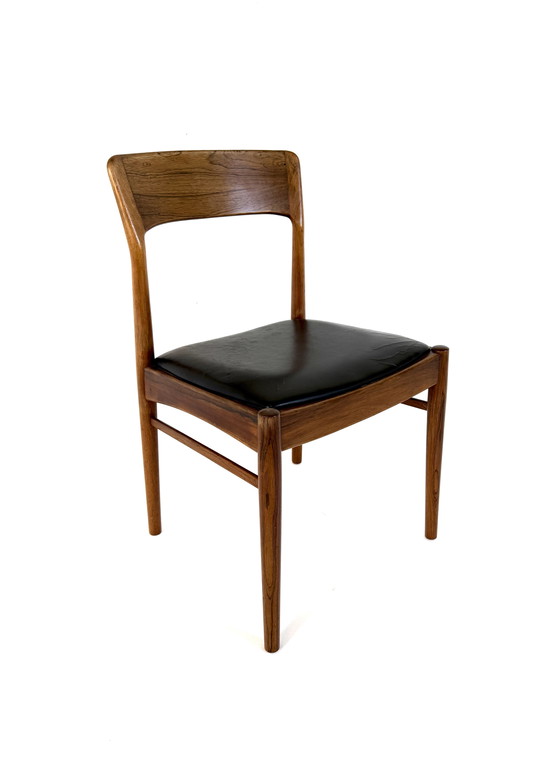 Image 1 of Set di 6 sedie da pranzo danesi, componibili e abbinabili, anni '60.