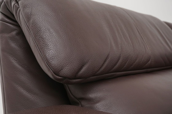 Image 1 of Canapé d'angle Rolf Benz Plura 380 Relax en cuir