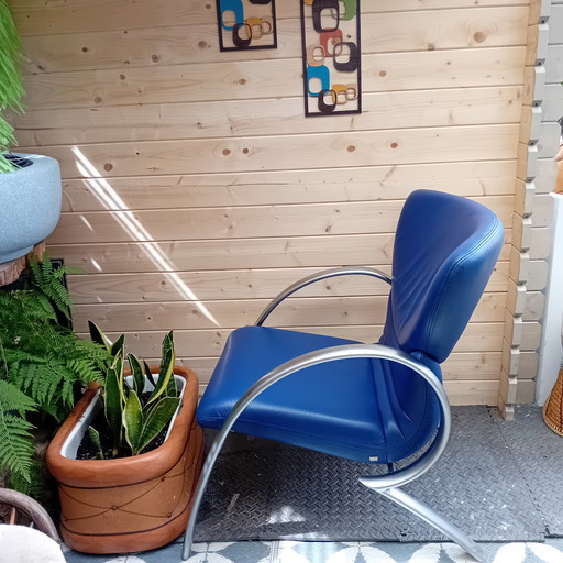 Fauteuil design élégant Rolf Benz 80s/90s