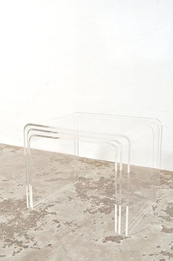 Image 1 of Set vintage in plexiglass Mimi, anni '70