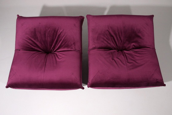 Image 1 of Purple Papillon Lounge Chairs by Guido Maria Rosati for Giovannetti 
