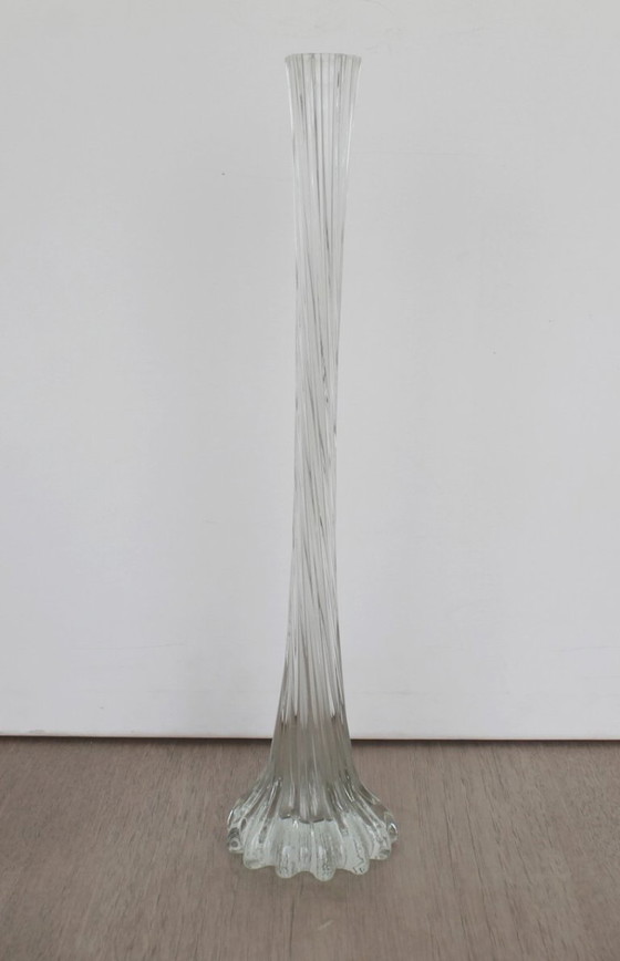 Image 1 of Solifleur/Swung twisted vase, large 40 cm, 1960s