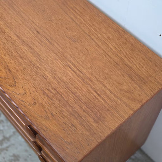 Scandinavian vintage teak Chest of drawers, 4 drawers, Wood, Brown (photo 18 of 20)