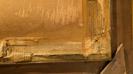 Image 1 of Specchio belga Art Déco degli anni '40 con cornice curva