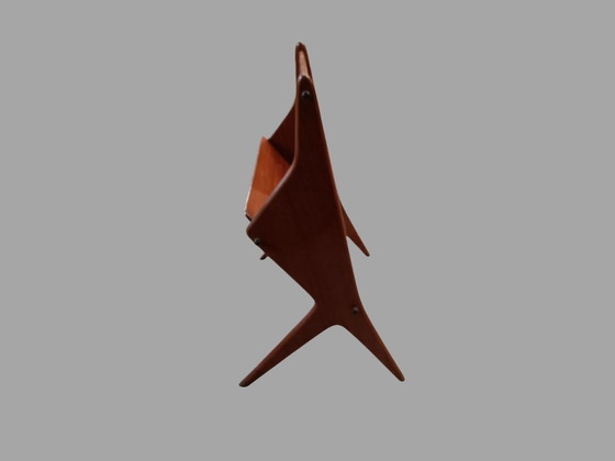 Image 1 of Porte-revues sculptural danois en teck, années 1960