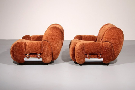 Image 1 of Lounge Chairs designed in the style from Adriano Piazzesi italy