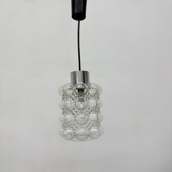 Image 1 of Gran colgante de cristal de burbujas de Helena Tynell para Limburgo, Alemania, década de 1970