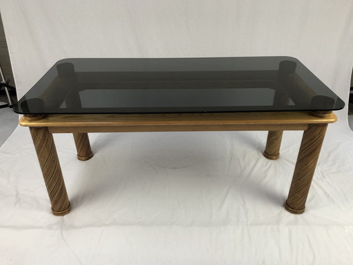 Table de salle à manger dans le style de Vivai del Sud, années 1980