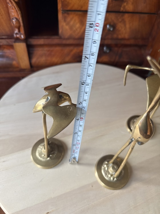 Drei antike Messingkräne – Dekorative Objekte, Brass (photo 5 of 9)