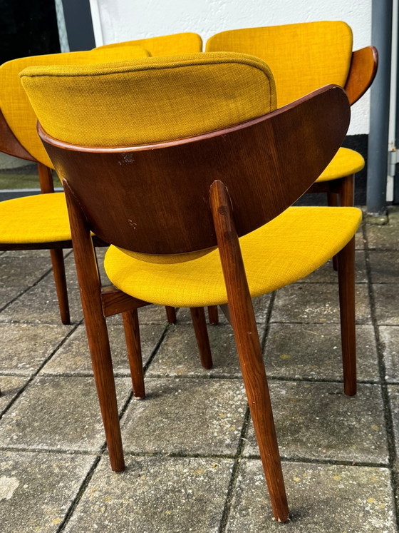 Set di Sedie Design Vintage – Sedie da pranzo, Textile, Wood, 1990 (photo 3 of 12)