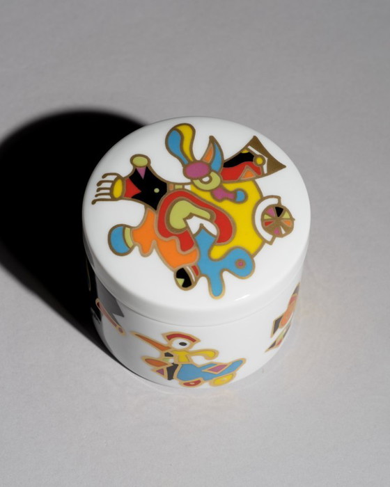 Image 1 of Caja de porcelana con tapa Studio-Line de Otmar Alt Rosenthal, década de 1970-1980, artista alemán