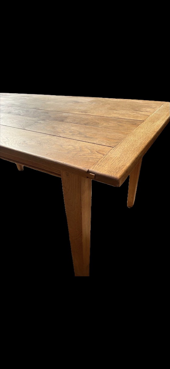 Massiver Eichentisch, Esstische, Holz, Beige (Foto 3 von 6)