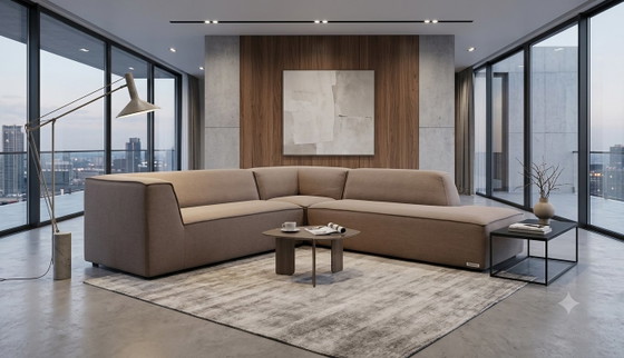 Gelderland 6905 Corner sofa Brown – Textile (photo 2 of 15)