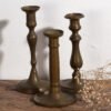 Antique candleholders (c.1920). Set of three #10 – Candle holders (photo 16 of 18)