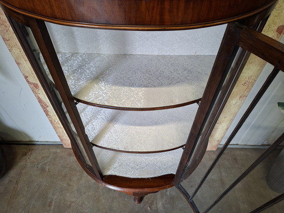 Image 1 of Antique classic display cabinet, china cabinet, whiskey bar, wine cabinet, Art Deco style. Dimensions: 89x35cm and 135cm high.