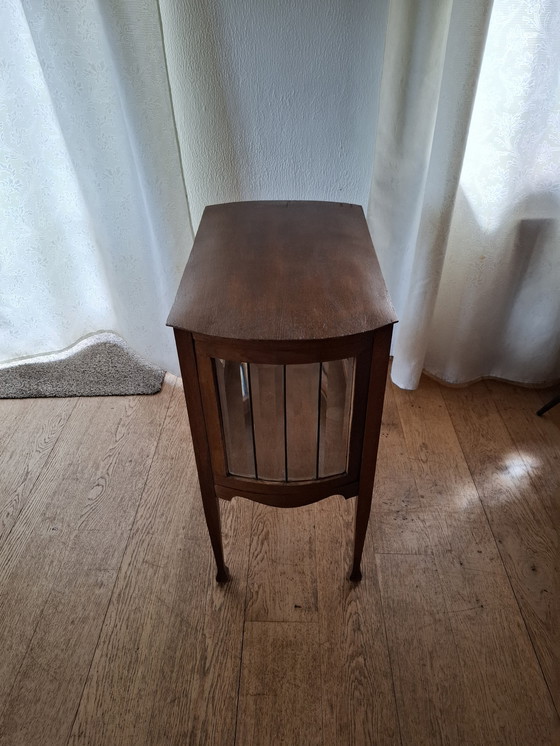 Image 1 of Prachtig, vintage thee kastje met afneembaar dienblad!