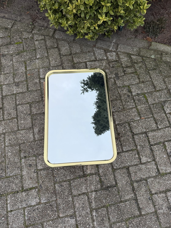 Image 1 of Hollywood Regency spiegel goudkleurig vintage wandspiegel