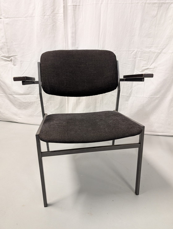 Image 1 of 2er Set Gijs van der Sluis, Modell 57 Stühle, 60er Jahre Dutch Design