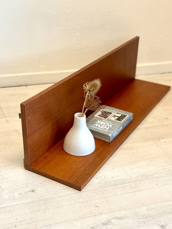 Image 1 of Vintage wandplank teak