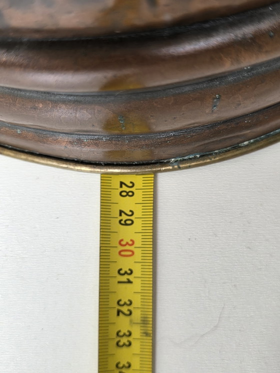 Vintage Nederlandse paraplubak/kolenkit van koper en messing met reliëf – Copper, Brass (photo 15 of 15)