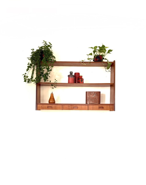 Vintage Deense Teakhouten Wandkast ‘60 – Wood (photo 10 of 10)