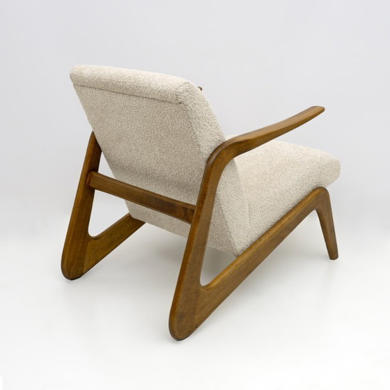Image 1 of Paire de fauteuils Bouclè italiens de style moderne du milieu du XXe siècle, années 1970