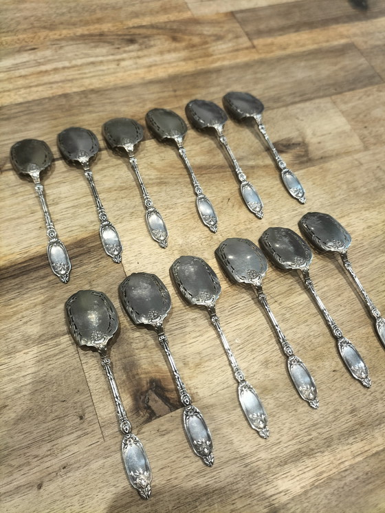 Image 1 of Juego de 12 tamices de azúcar de estilo antiguo