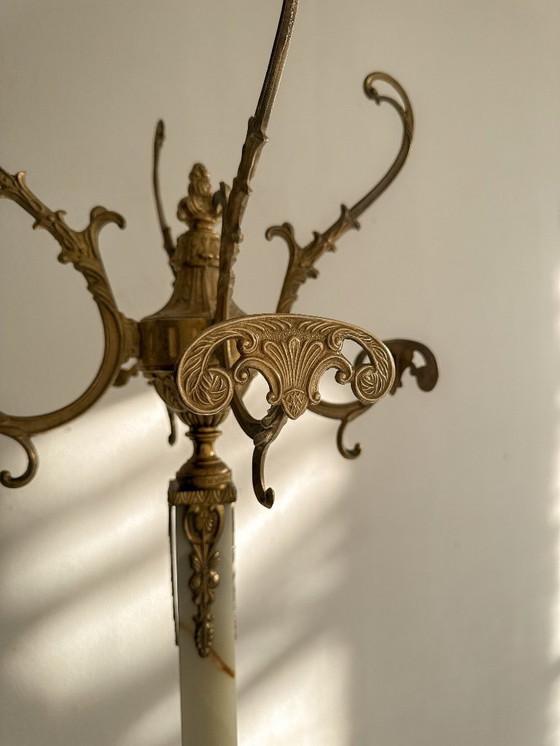Image 1 of Vintage marble coat rack