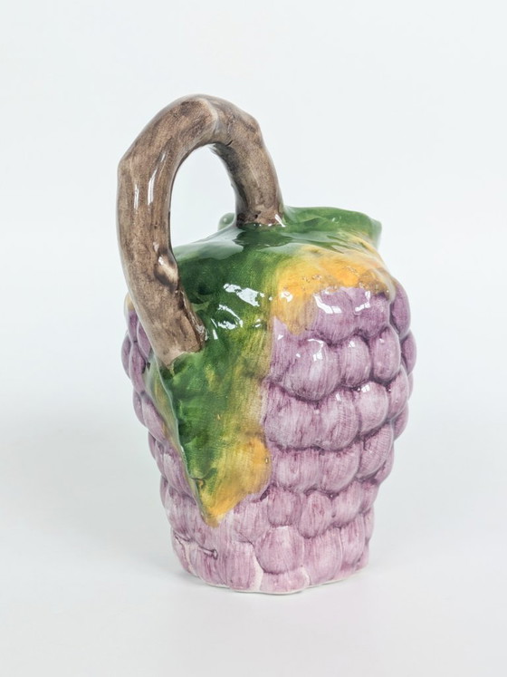 Image 1 of Brocca per uva in maiolica Ceramiche di Bassano — Italia — Vintage