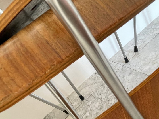 Image 1 of 6x vintage Gispen STOELEN A.R. Cordemeijer, Mid Century Modern, industrieel, retro