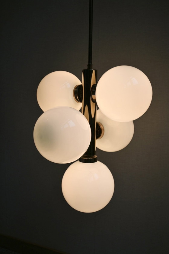 Image 1 of Lampada a globo massiccia, probabilmente degli anni '80