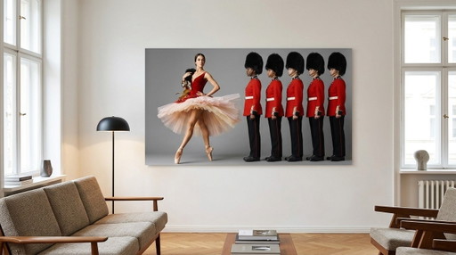 Hedendaagse Fotografie „En Vogue Ballet – British Stuff“ | Alu-Dibond | Glanzend gelamineerd | 160 × 90 cm