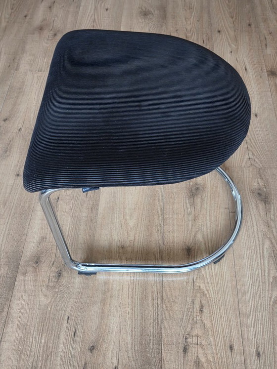 Image 1 of Magnifique fauteuil Gispen 412 avec pouf Gispen 412