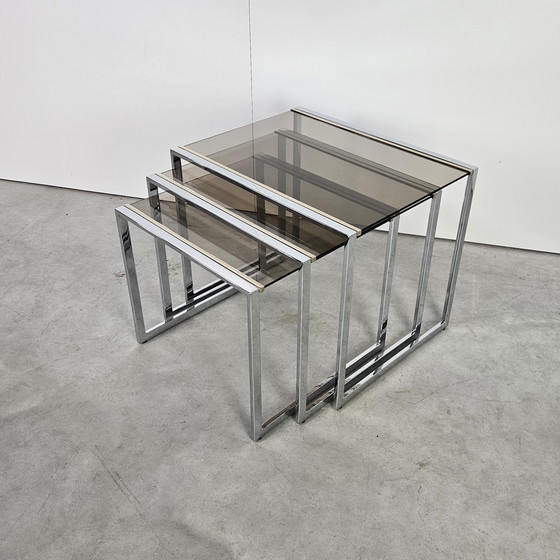 Image 1 of Tables d'appoint vintage en or 23k