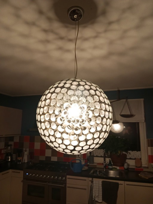 Space Age globe lamp Willemse lighting 1970s