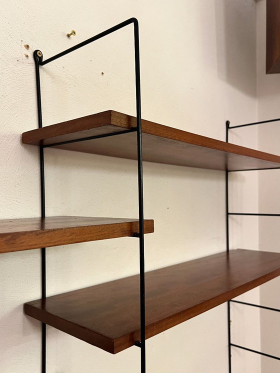 Image 1 of Vintage Wandrek / Wandmeubel, Duitsland 1970's