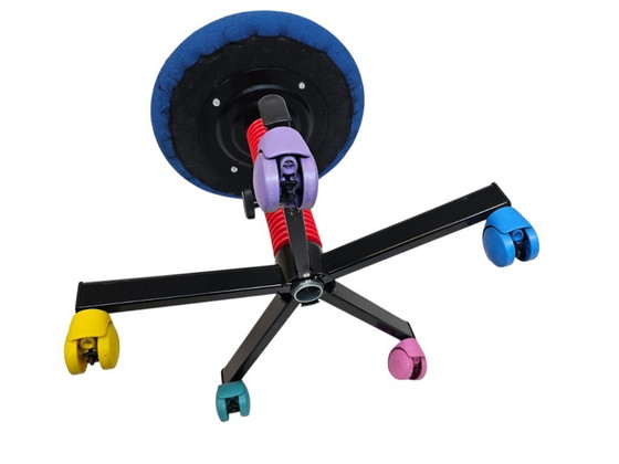 Image 1 of Ikea – Pop Art – Memphis Design – Bürostuhl – Metall – Holz – 80er Jahre