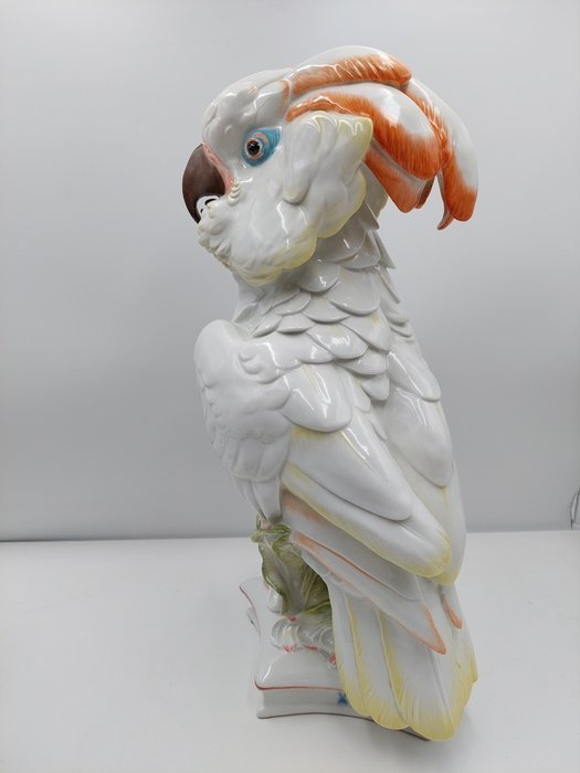 Image 1 of Meissen - Paul Walther - Statue, Cockatoo - 47 cm - Porcelain