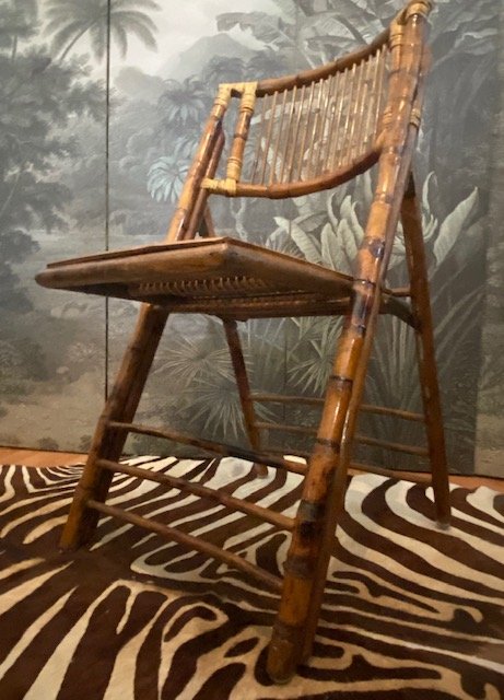 Set di 4 sedie pieghevoli in bambù – Bamboo, Wood (photo 5 of 8)