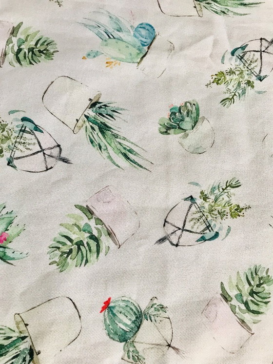 Image 1 of cactus table runner