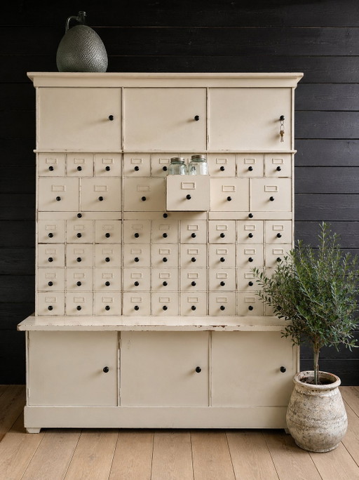 Vintage apothecary cabinet/shop cabinet.